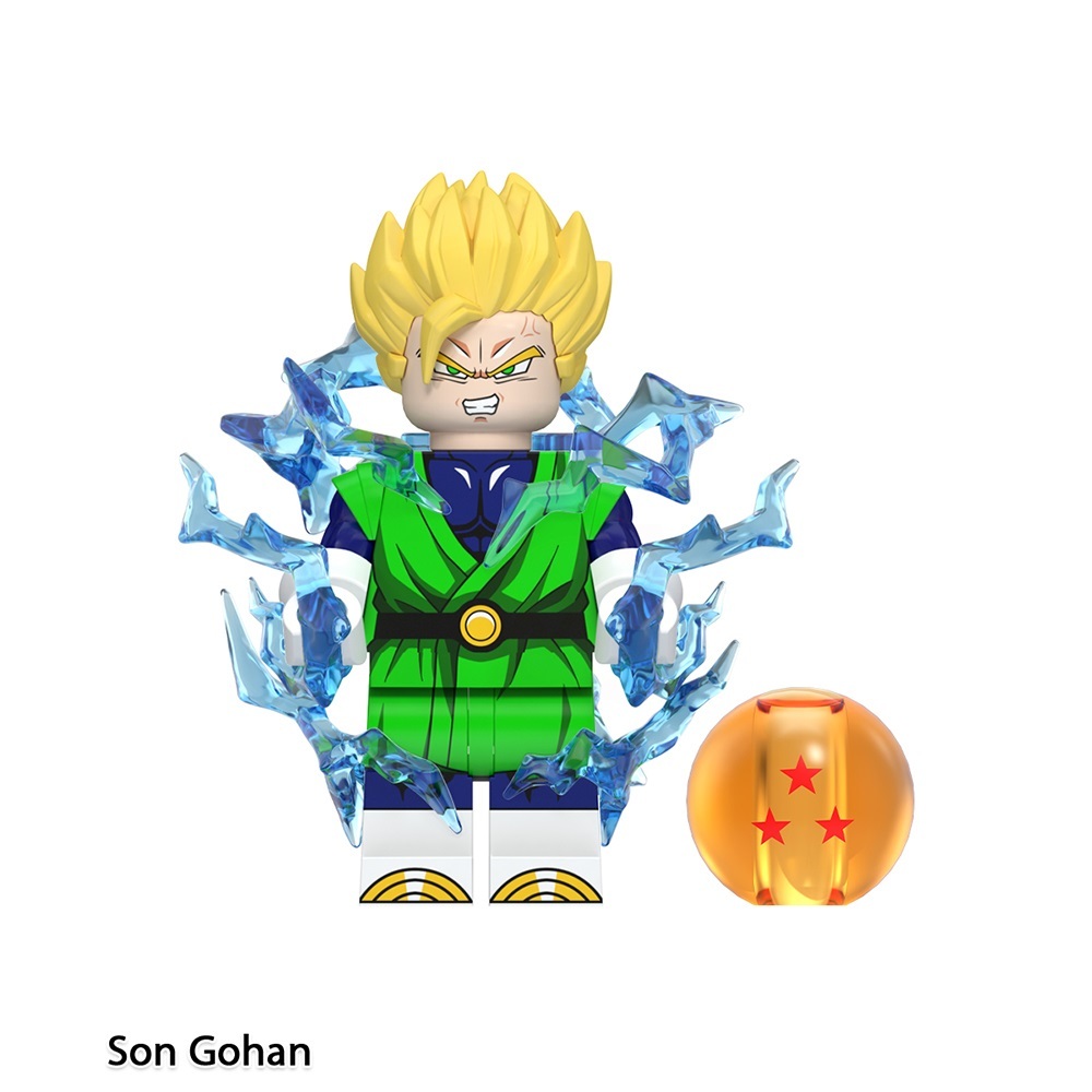 Dragon Ball Son Gohan Custom Minifigures Minifigs Fit Lego WM6182 WM2709