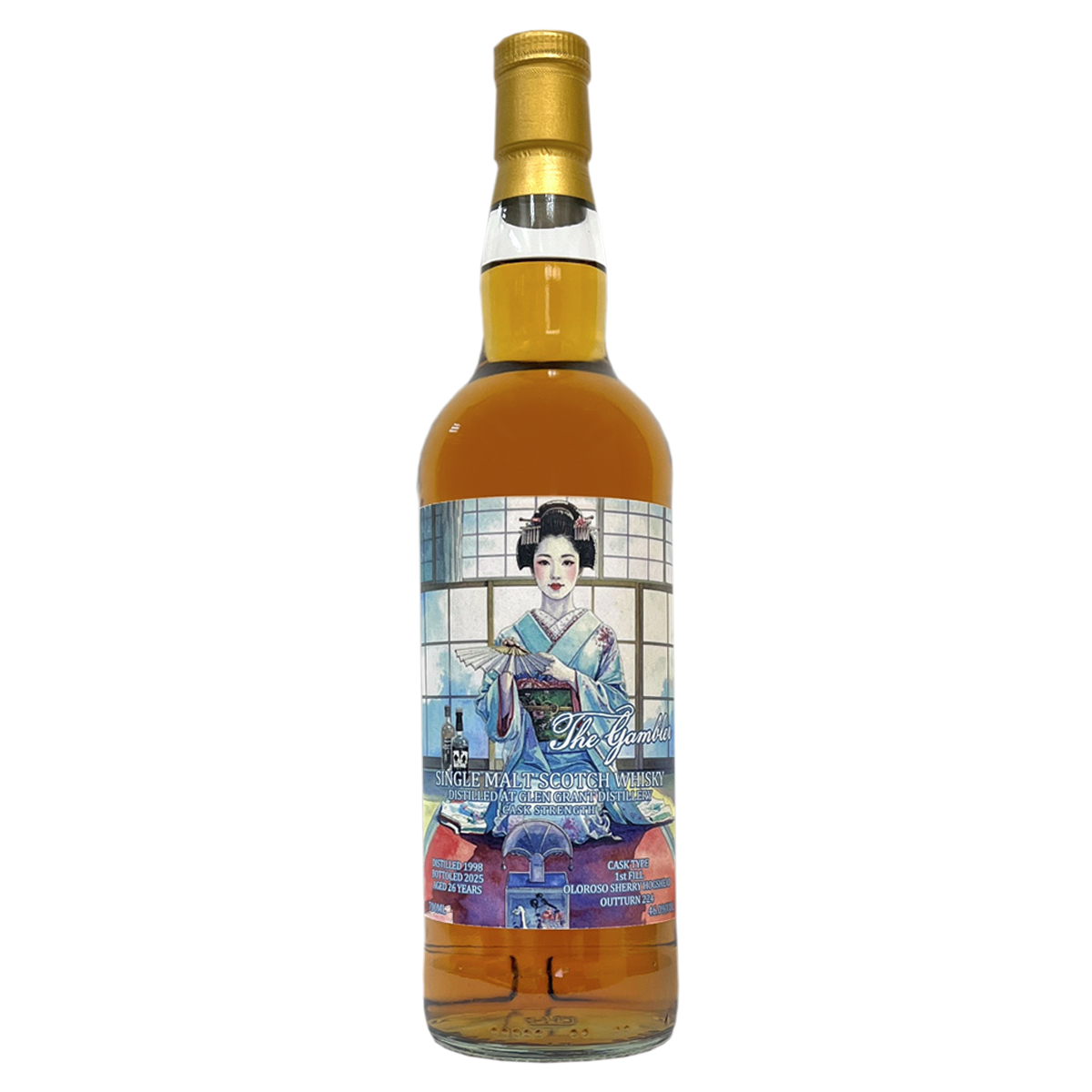 Club Qing x Rudder The Gambler No. 5  投扇興  Glen Grant 1998 26 Years Old Oloroso Sherry Hogshead 46%