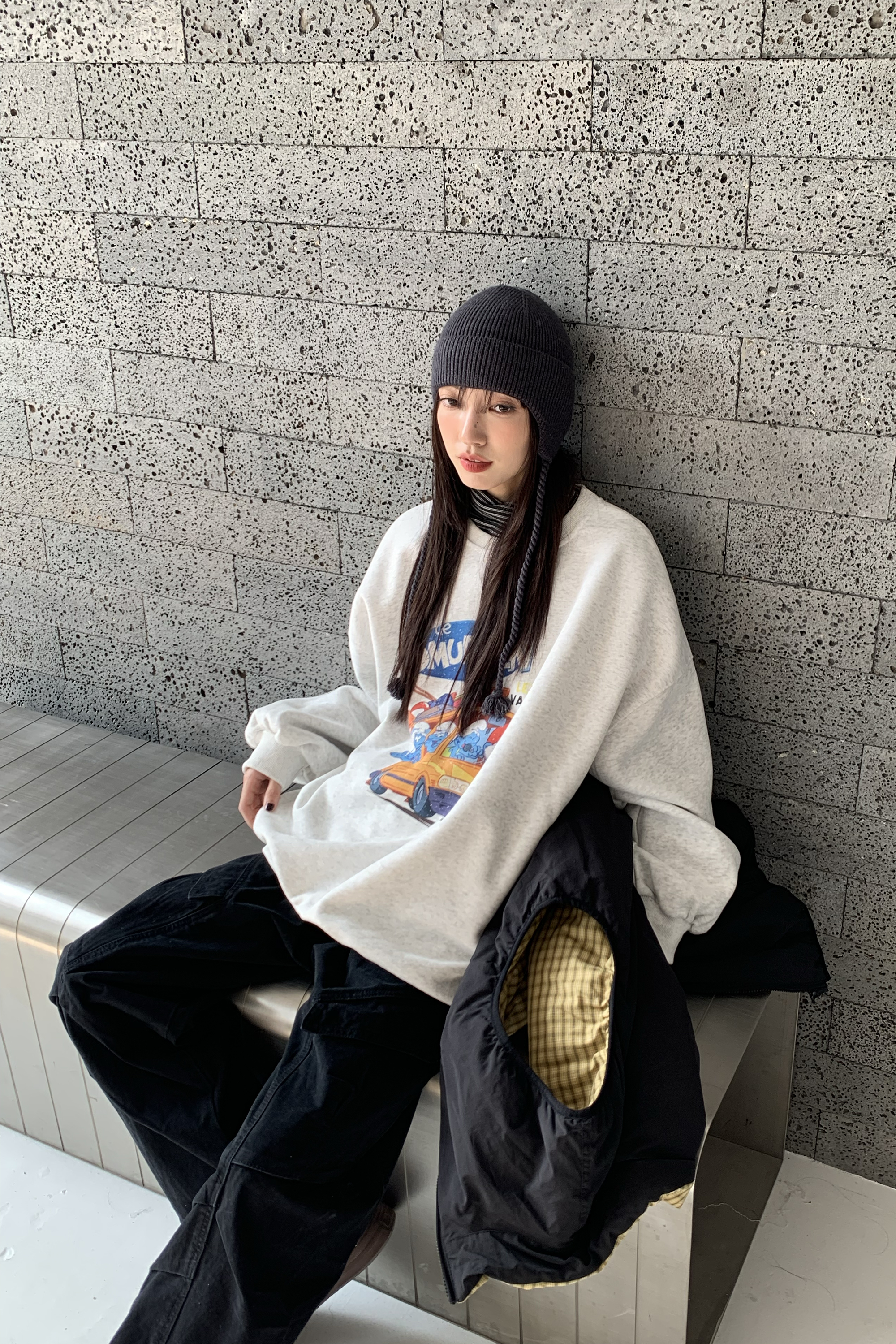 Last Month｜藍色小精靈出遊衛衣 3色