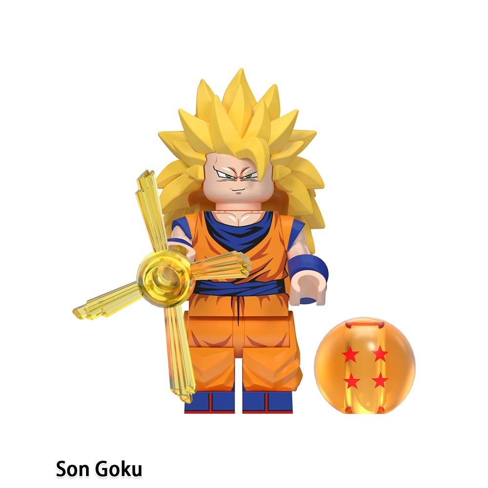 Dragon Ball Son Goku Custom Minifigures Minifigs Fit Lego WM6182 WM2710