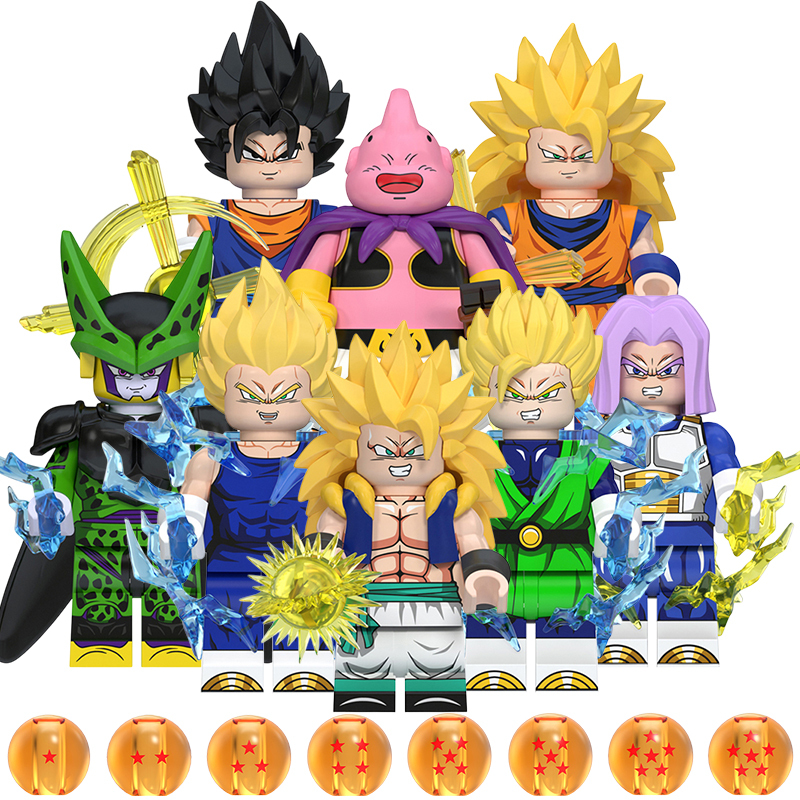 Dragon Ball Custom Minifigures Minifigs Set Fit Lego WM6182