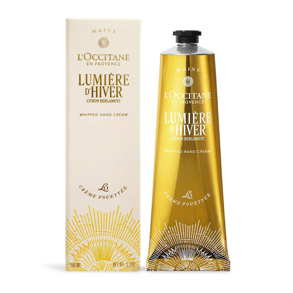 L'OCCITANE 歐舒丹 白晝金橙舒芙/夜光黑醋栗護手霜(150ml/30ml)-百貨公司貨
