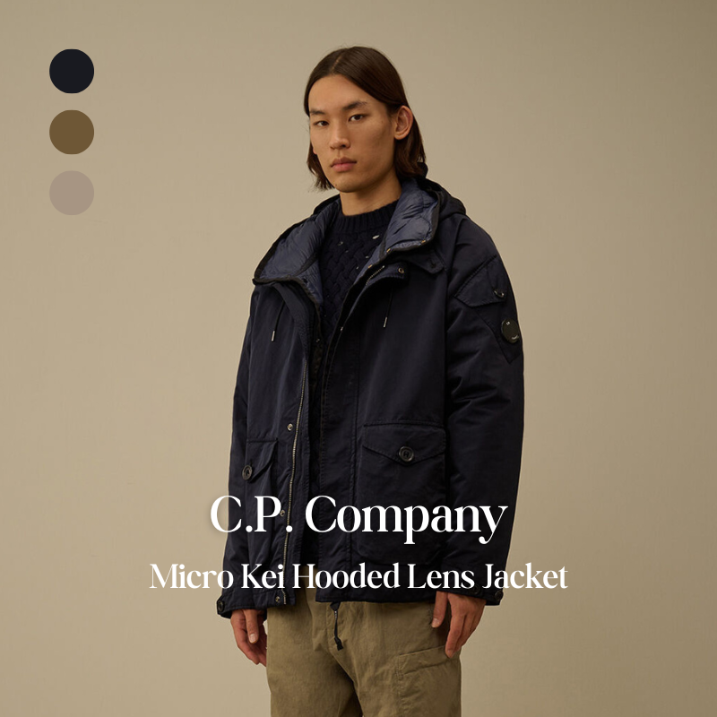 【代購】C.P. Company Micro Kei Hooded Lens Jacket 機能連帽鏡片外套 – 輕量防護・都市機能風