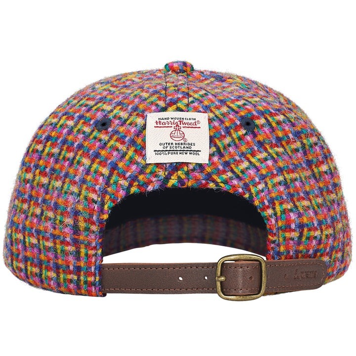 預購┃Supreme 25FW Harris Tweed 6-Panel 六分割帽 紅色