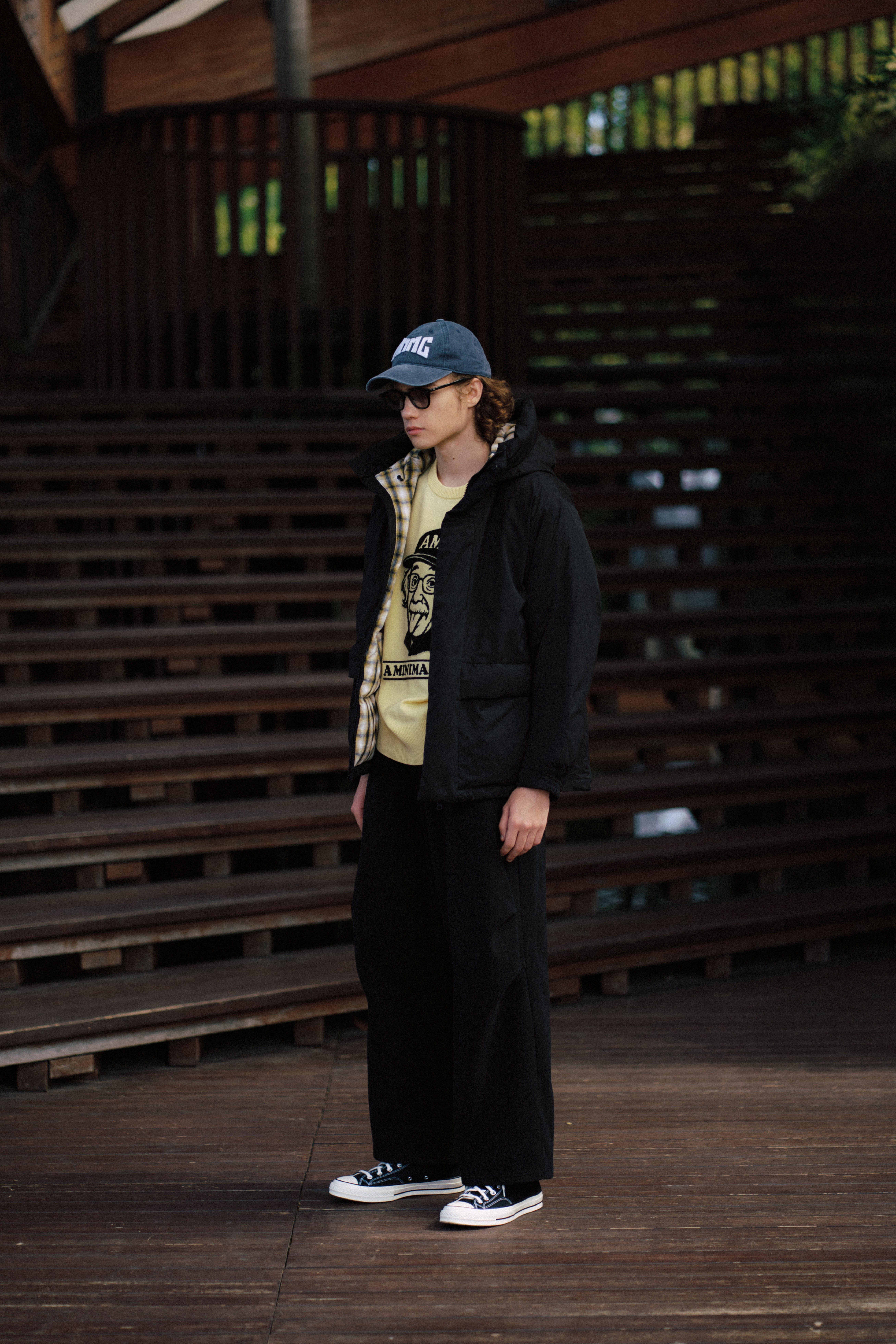 A MINIMAL CLUB JACKET AM5ADJ06BK