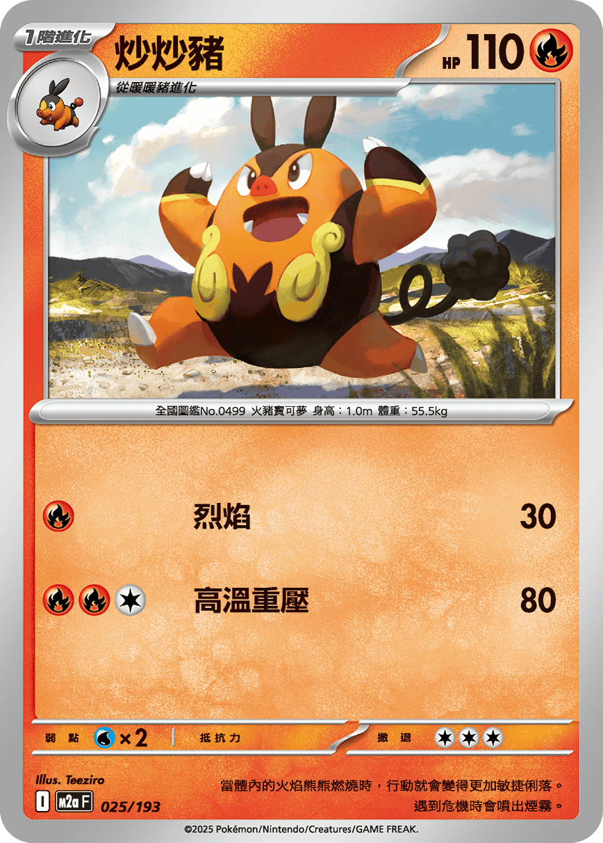 【M2aF 025/193 】炒炒豬