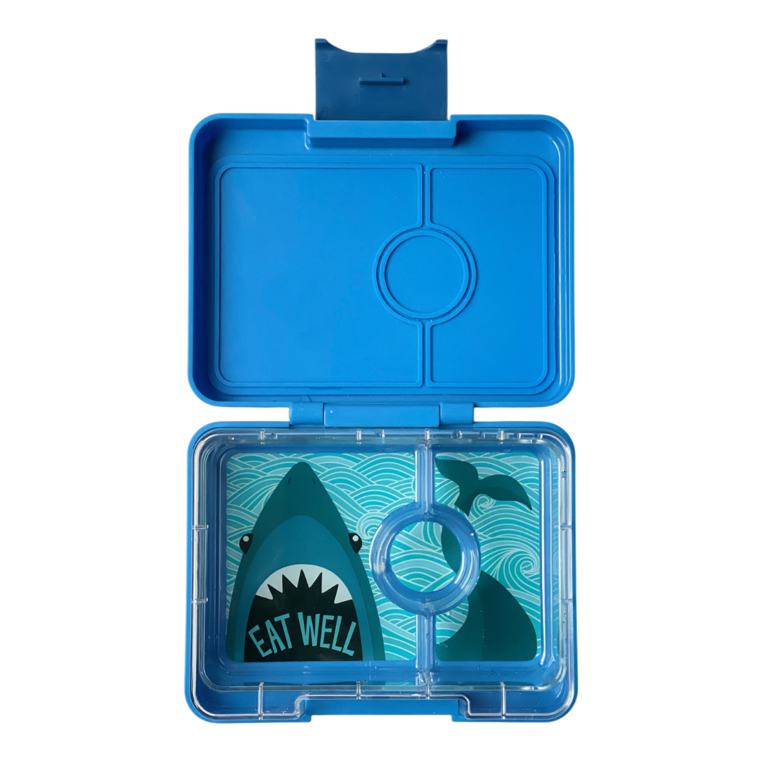 Yumbox Snack 午餐盒 (3格) -  Surf Blue (Shark)