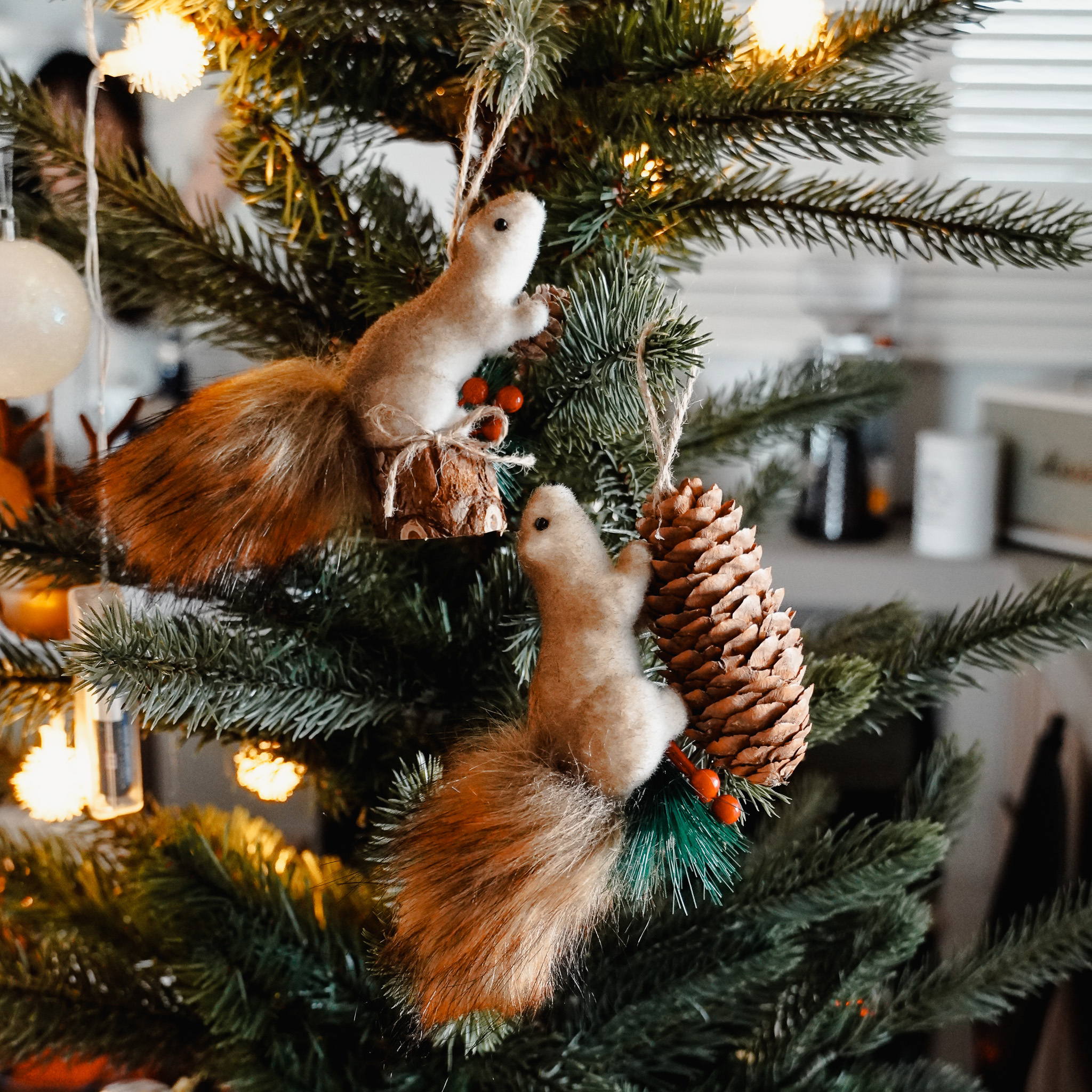 聖誕小松鼠裝飾 共兩款