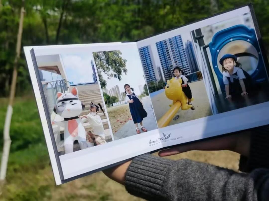 玻璃面皮革內相冊定做服務（50張內的照片）