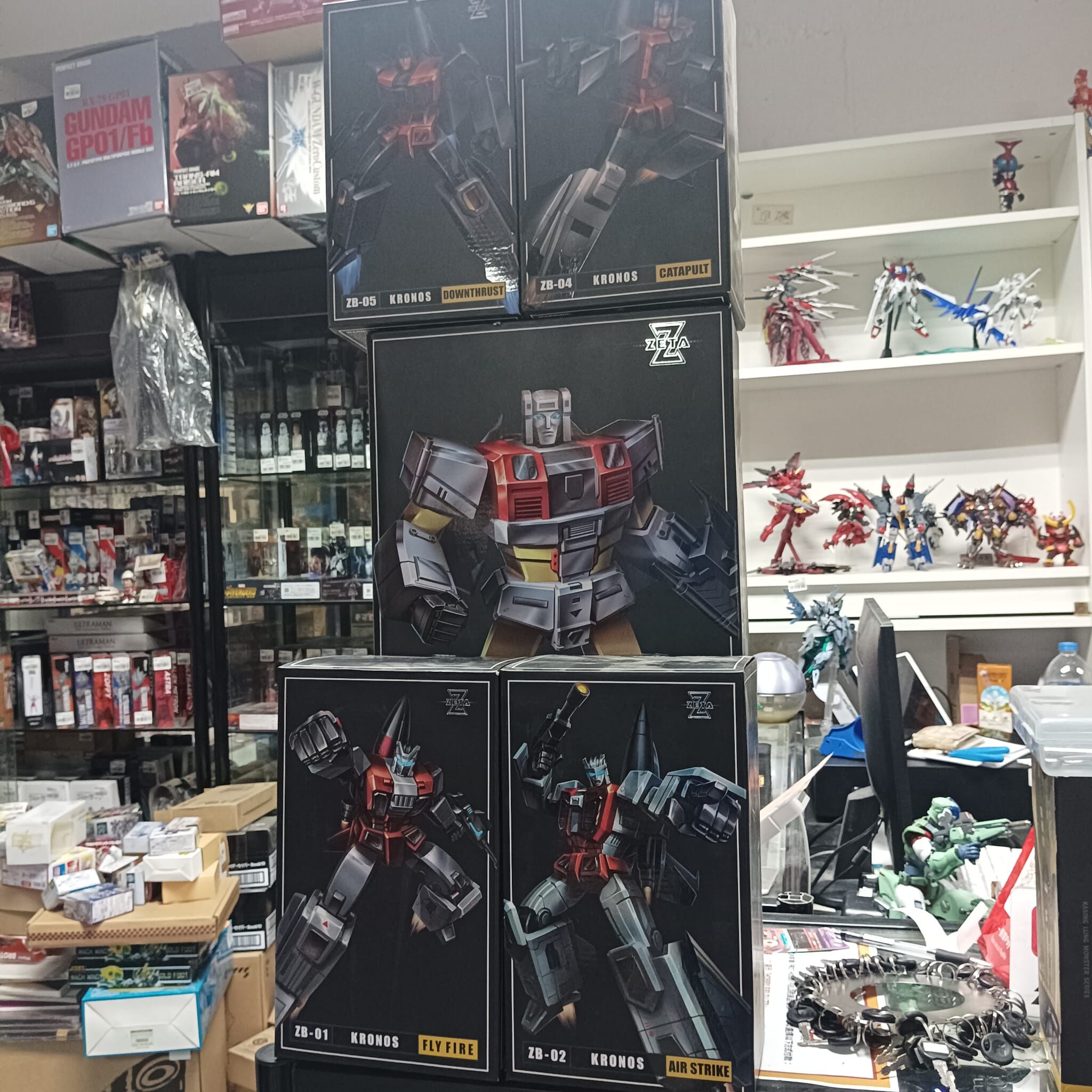寄賣-變形金剛 Zeta Toys ZB-01 to ZB-05