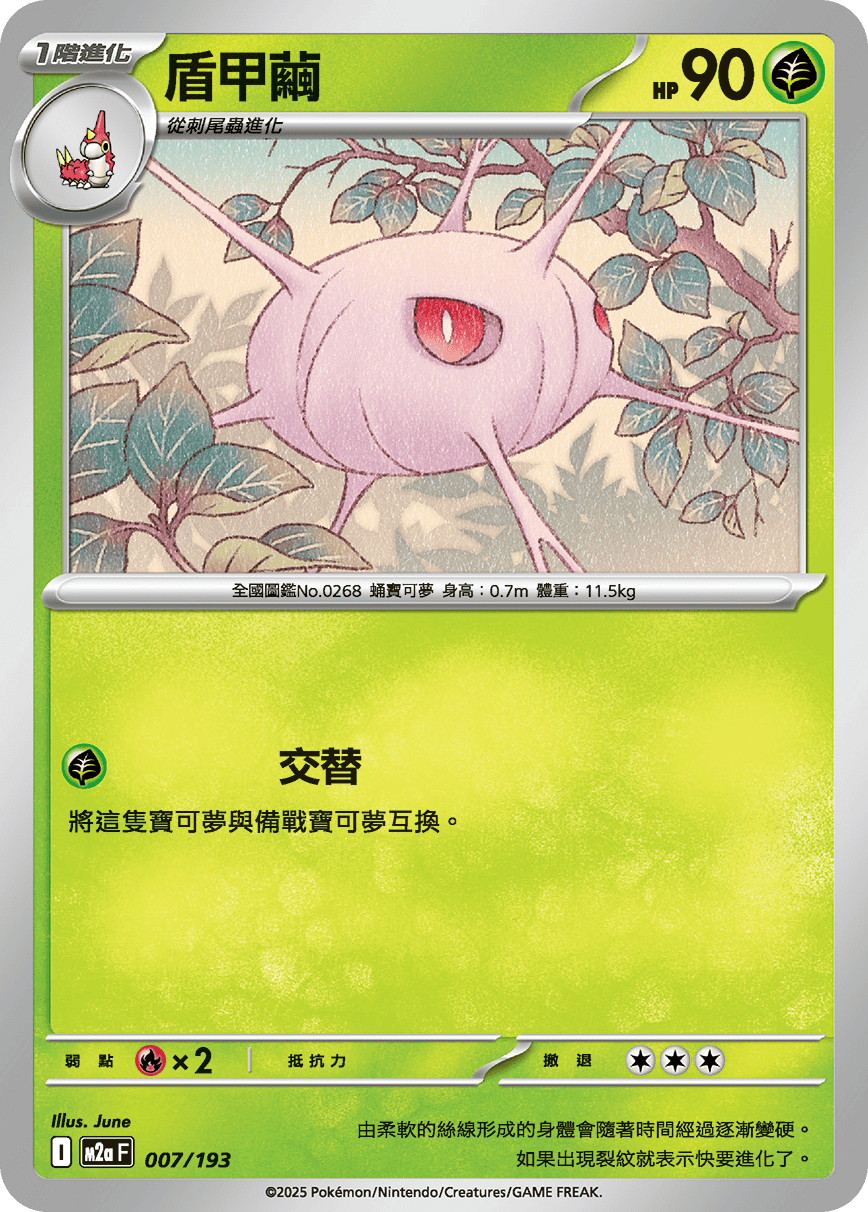 【M2aF 007/193 】盾甲繭