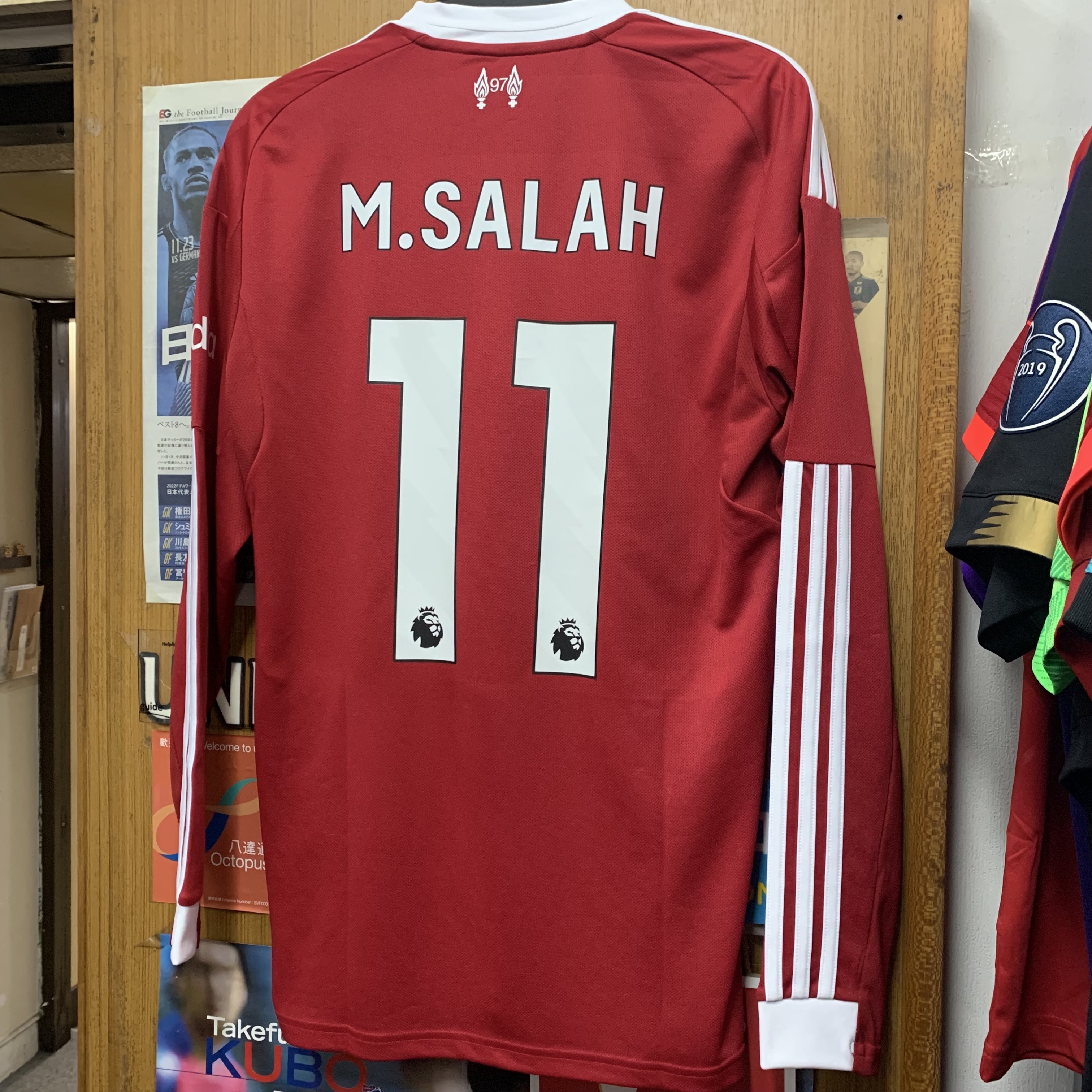 2025 Liverpool LS Home Shirt with EPL Nameset