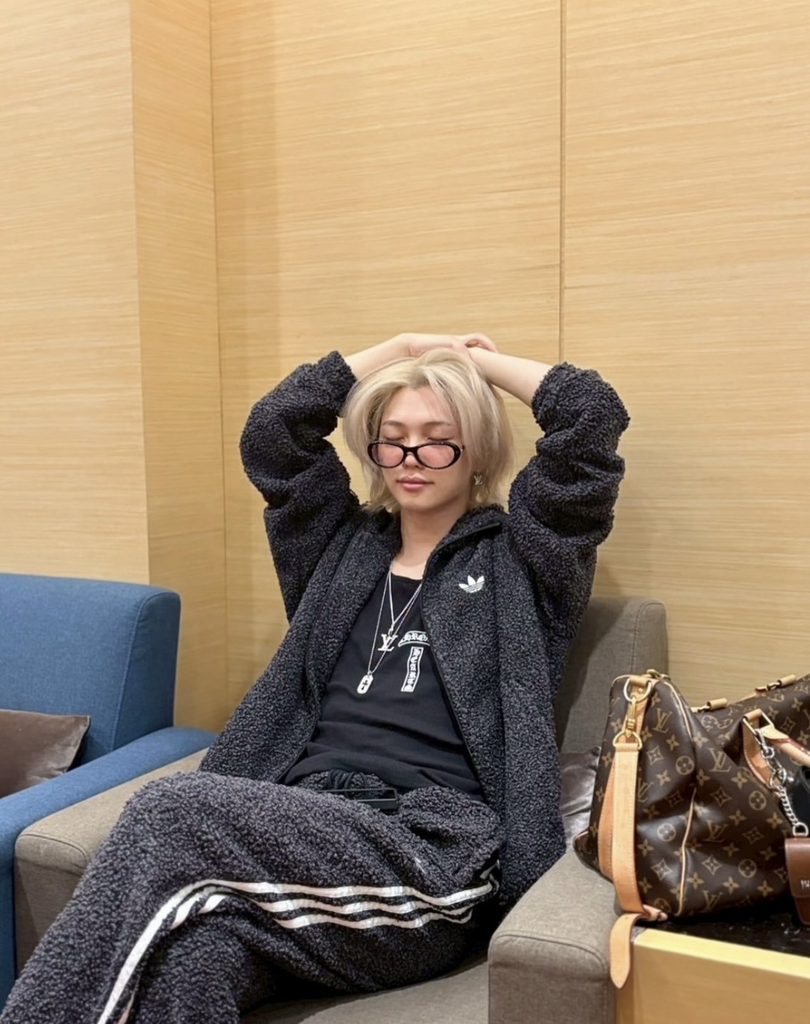 Adidas 黑泰迪 立領  夾克外套 KS5275