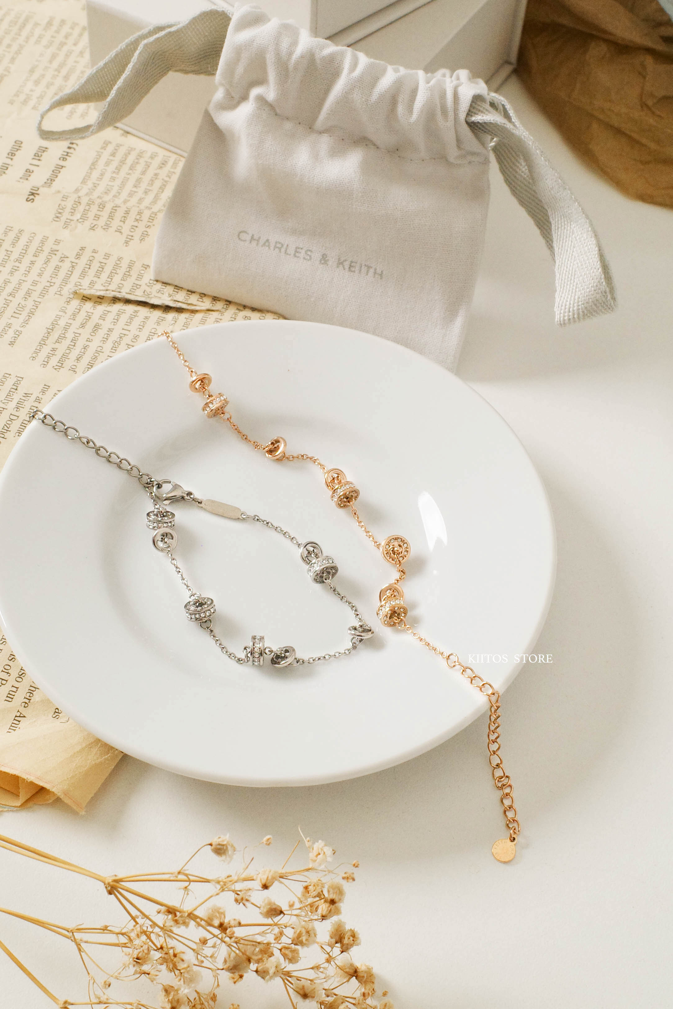 【現貨】CHARLES & KEITH 無邊星穹系列 小蠻腰 手鍊