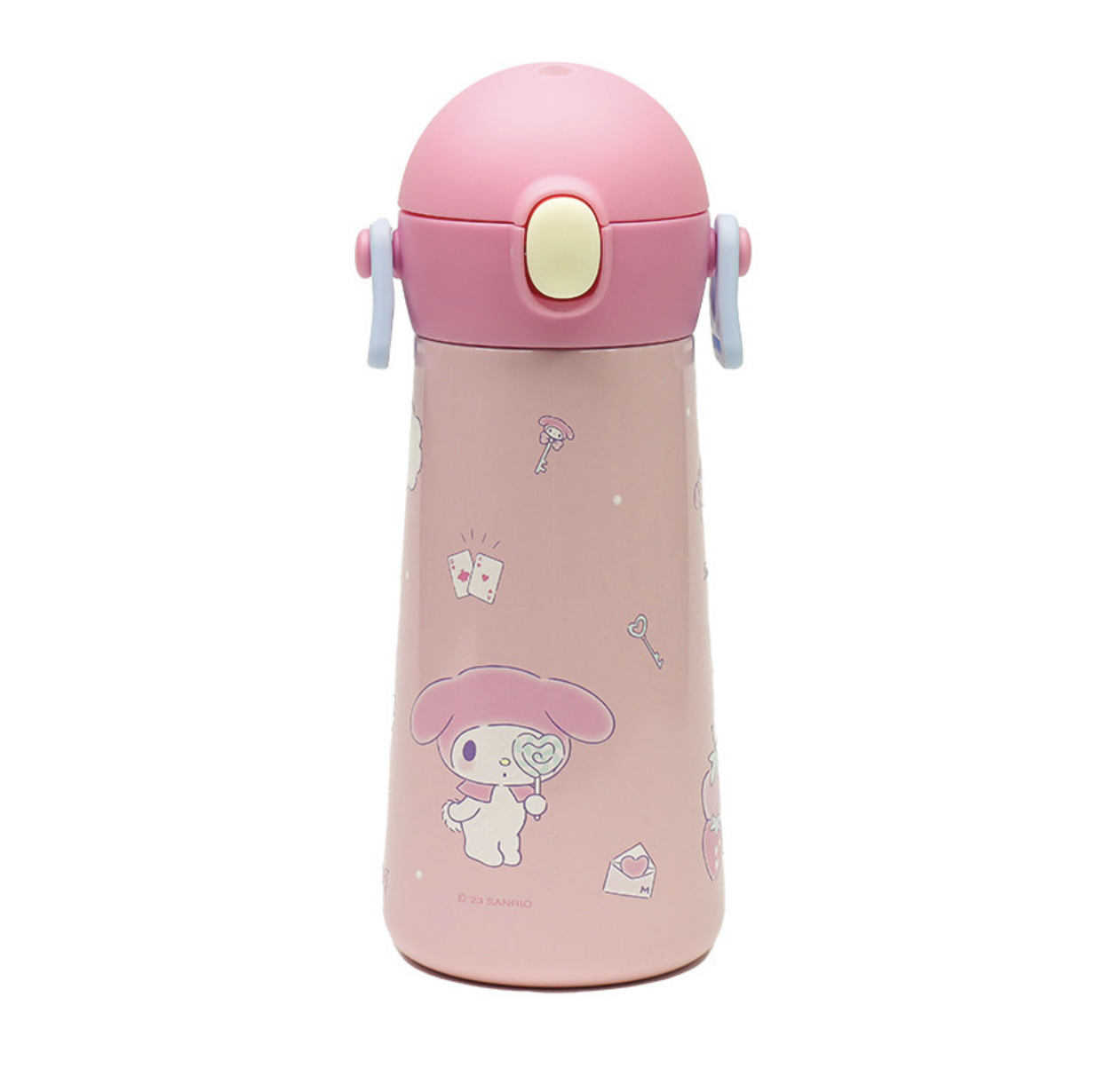 My Melody One Touch 雙層不銹鋼直飲水樽 460ml