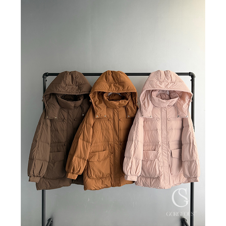 X10 「90%500g鴨絨長版外套」