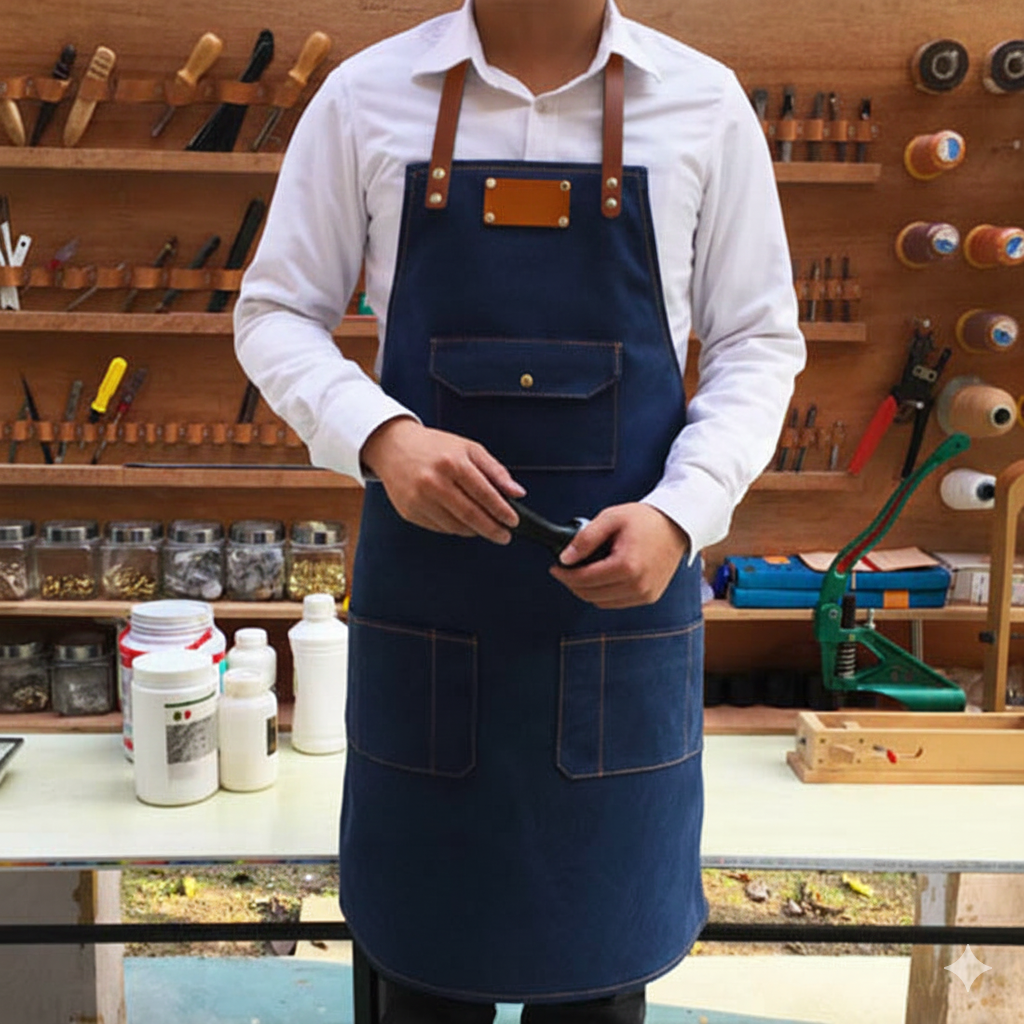 韓風俐落加厚技師圍裙