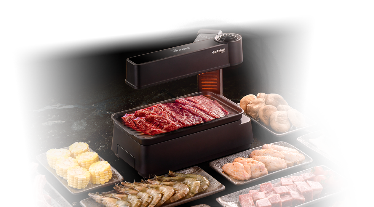 大啡菇, 流心大啡菇, 爆漿大啡菇, 韓式燒烤食譜, 光波燒烤爐料理, 健康無油烤菇, German Pool 烤爐