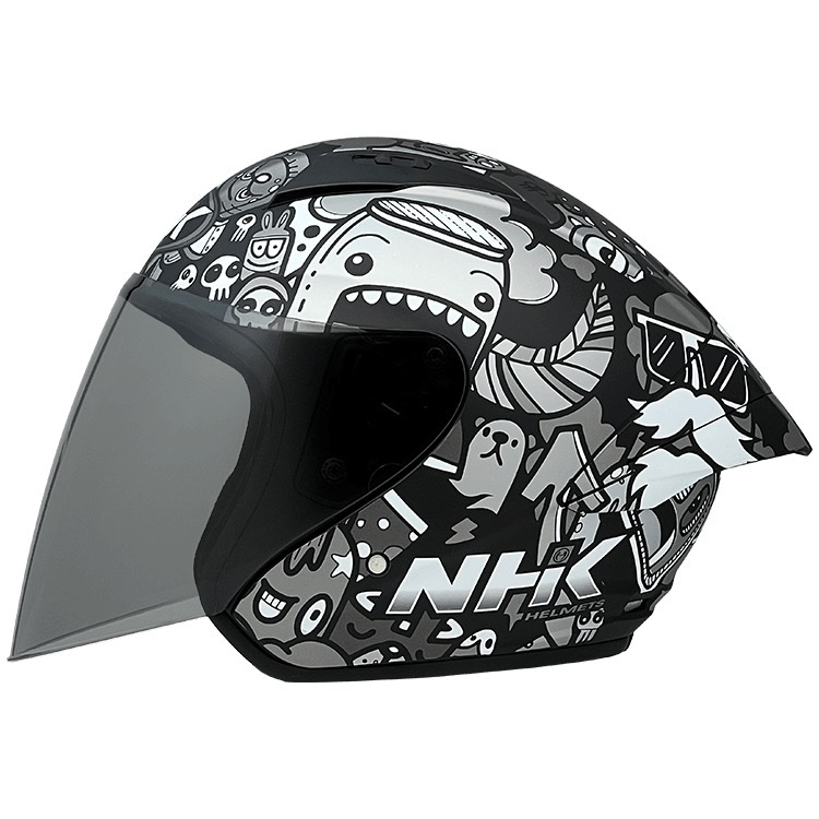 NHK N-1 MAX 塗鴉 Doodles 彩繪 消光黑銀