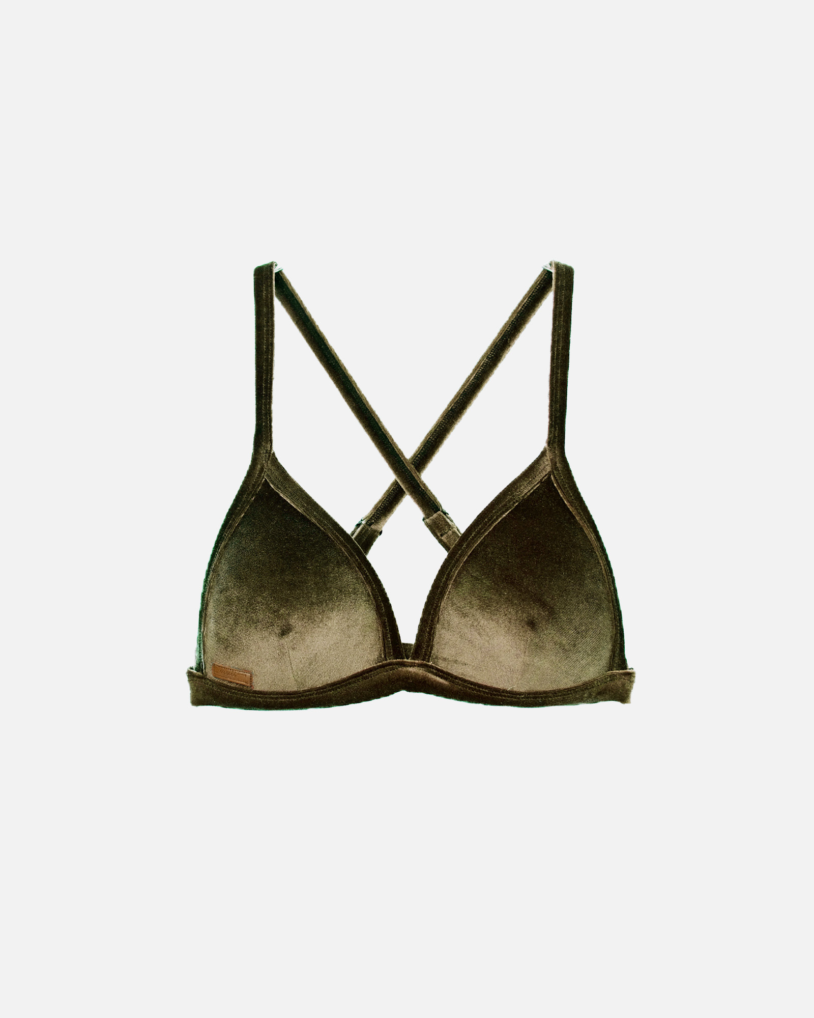 UPii 絨布三角美胸可調式背勾上衣特別色-XL