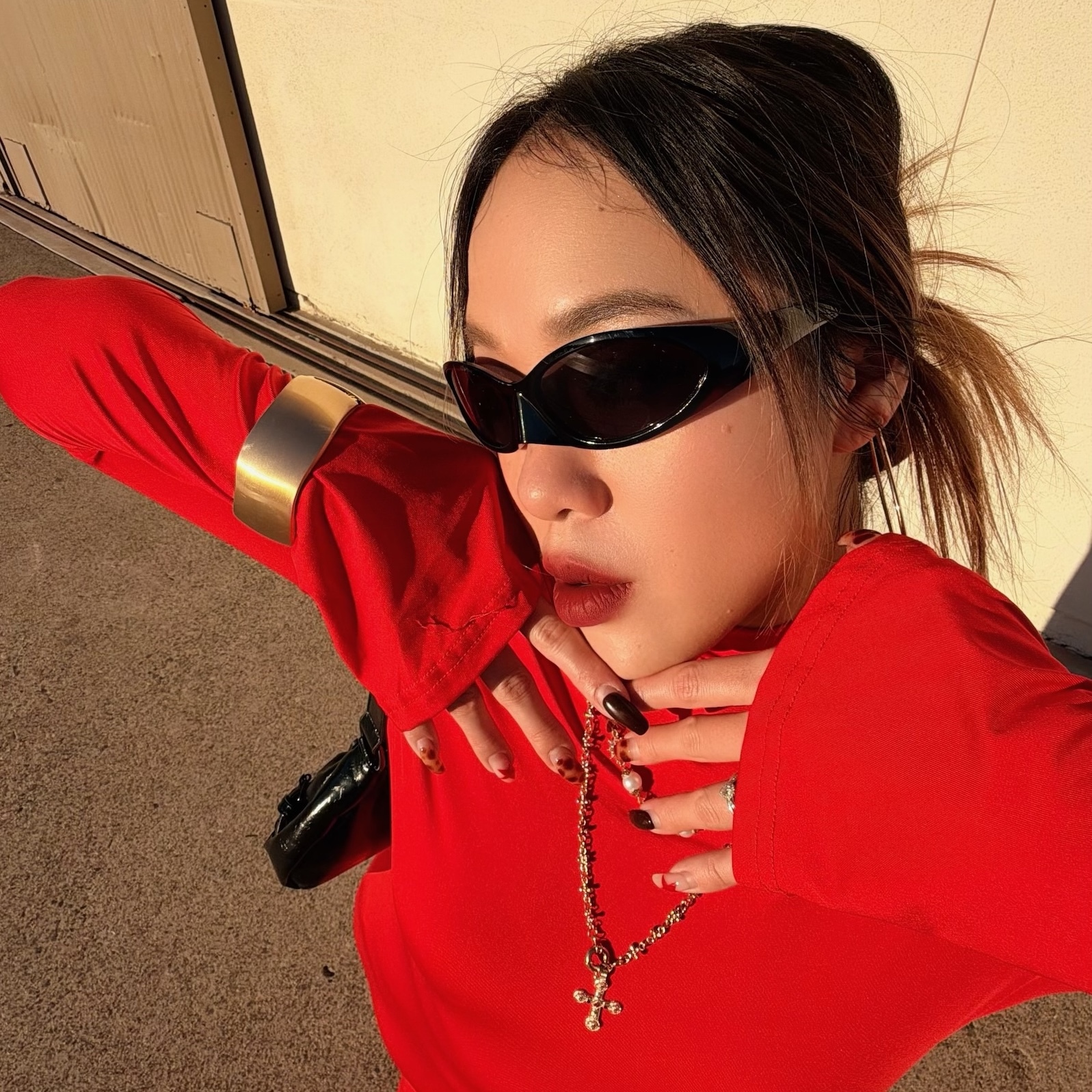 美式不規則金屬手環