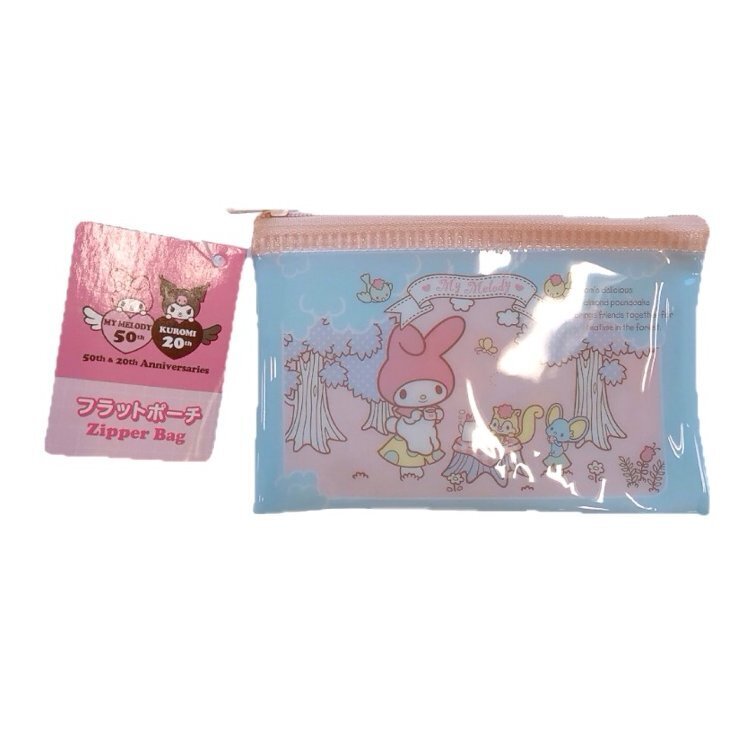 小物收納袋/美樂蒂50週年 瑪麗蘭德 12×7.5×0.8cm