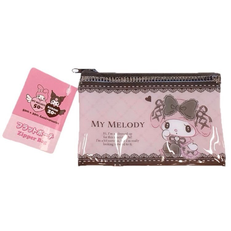 小物收納袋/美樂蒂50週年 午夜 12×7.5×0.8cm