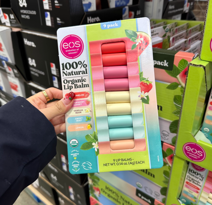 【直播】EOS LL121114 100% 天然有機潤唇膏 (9支裝)