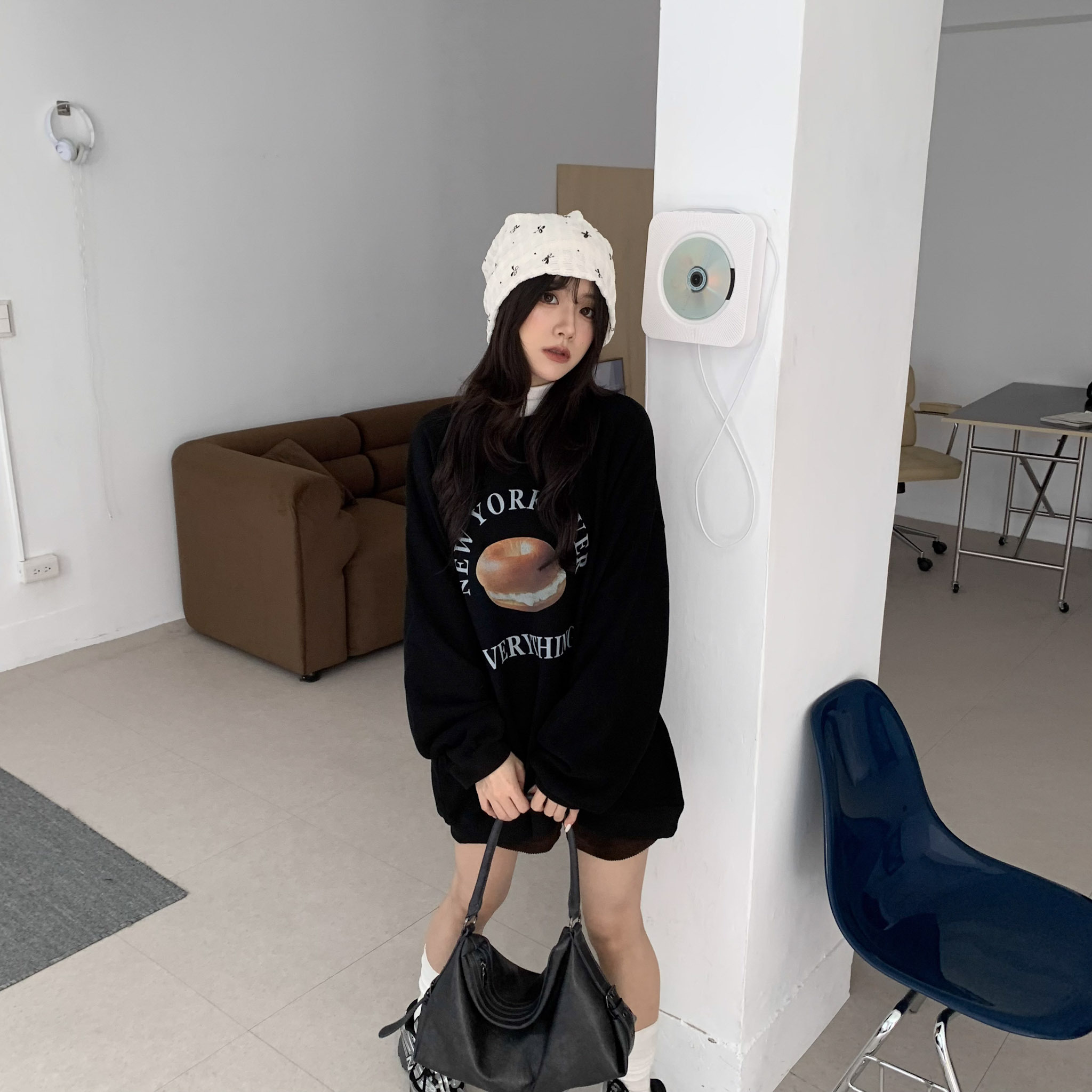 ISA_美帽check 擺脫路人感!蝴蝶結蕾絲推推帽_51205