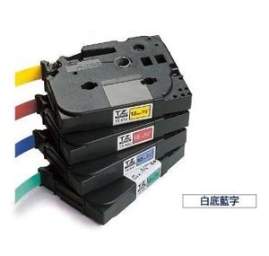 BROTHER TZe-253 24mm x 8M LABEL TAPE (BLUE ON WHITE) 128028028
