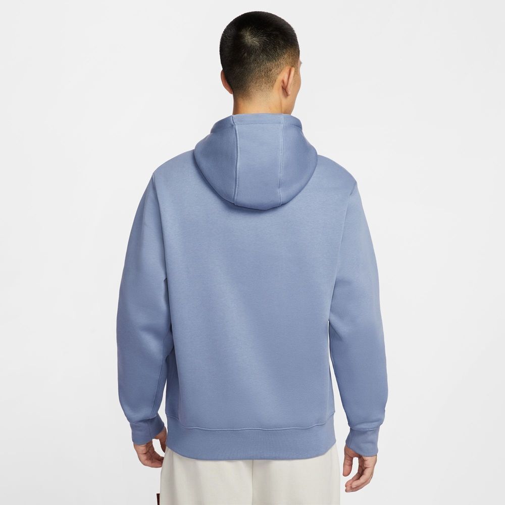 【官網限定】NIKE NSW 刺繡LOGO 刷毛 帽T 咖 FN3860-235 藍 FN3860-499 XII