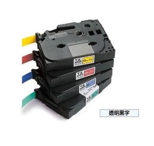 BROTHER TZe-111 6mm x 8M LABEL TAPE (BLACK ON CLEAR) 128028013