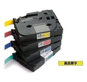 BROTHER TZe-651 24mm x 8M LABEL TAPE (BLACK ON YELLOW) 128028043