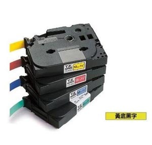 BROTHER TZe-FX631 12mm x 8M LABEL TAPE (BLACK ON YELLOW) 128028097