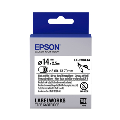 EPSON C53S656903 (LK-6WBA14) BLACK ON WHITE 24MM LABEL CARTRIDGE HST 128052037