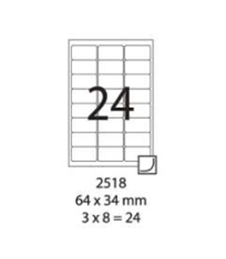 SMART LABEL 2518-100  64 x 34mm (24'S) 128169008