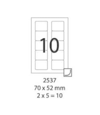 SMART LABEL 2537-100  70 x 52mm (10'S) 128169009
