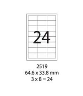 SMART LABEL 2519-100  64.6 x 33.8mm (24'S) 128169018