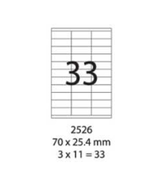 SMART LABEL 2526-100  70 x 25.4mm  (33'S) 128169020