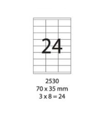 SMART LABEL 2530-100  70 x 35mm (24'S) 128169037