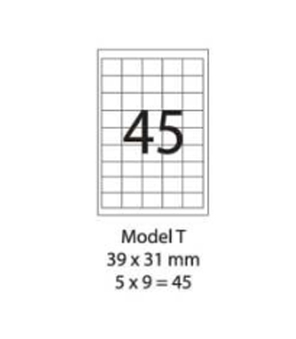 SMART LABEL MODEL T-100  39 x 31mm (45'S) 128169035