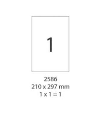 SMART LABEL 2586-100  210 x 297mm  (1'S) 128169025