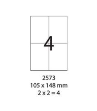 SMART LABEL 2573-100  105 x 148mm (4'S) 128169028
