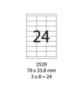 SMART LABEL 2529-100  70 x 33.8mm (24'S) 128169032