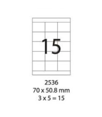 SMART LABEL 2536-100  70 x 50.8mm (15'S) 128169038