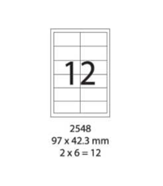 SMART LABEL 2548-100  97 x 42.3mm (12'S) 128169056