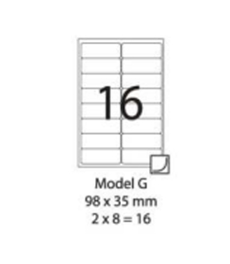 SMART LABEL MODEL G-100  98 x 35mm (16'S) 128169074