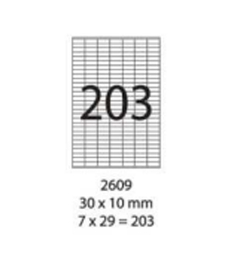 SMART LABEL 2609-100  30 x 10mm (203'S) 128169071