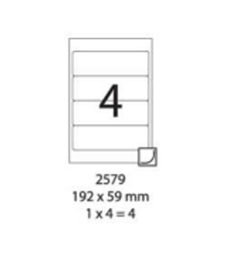 SMART LABEL 2579-100  192 x 59mm (4'S) 128169068