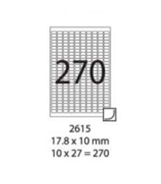 SMART LABEL 2615-100  17.8 x 10mm (270'S) 128169072